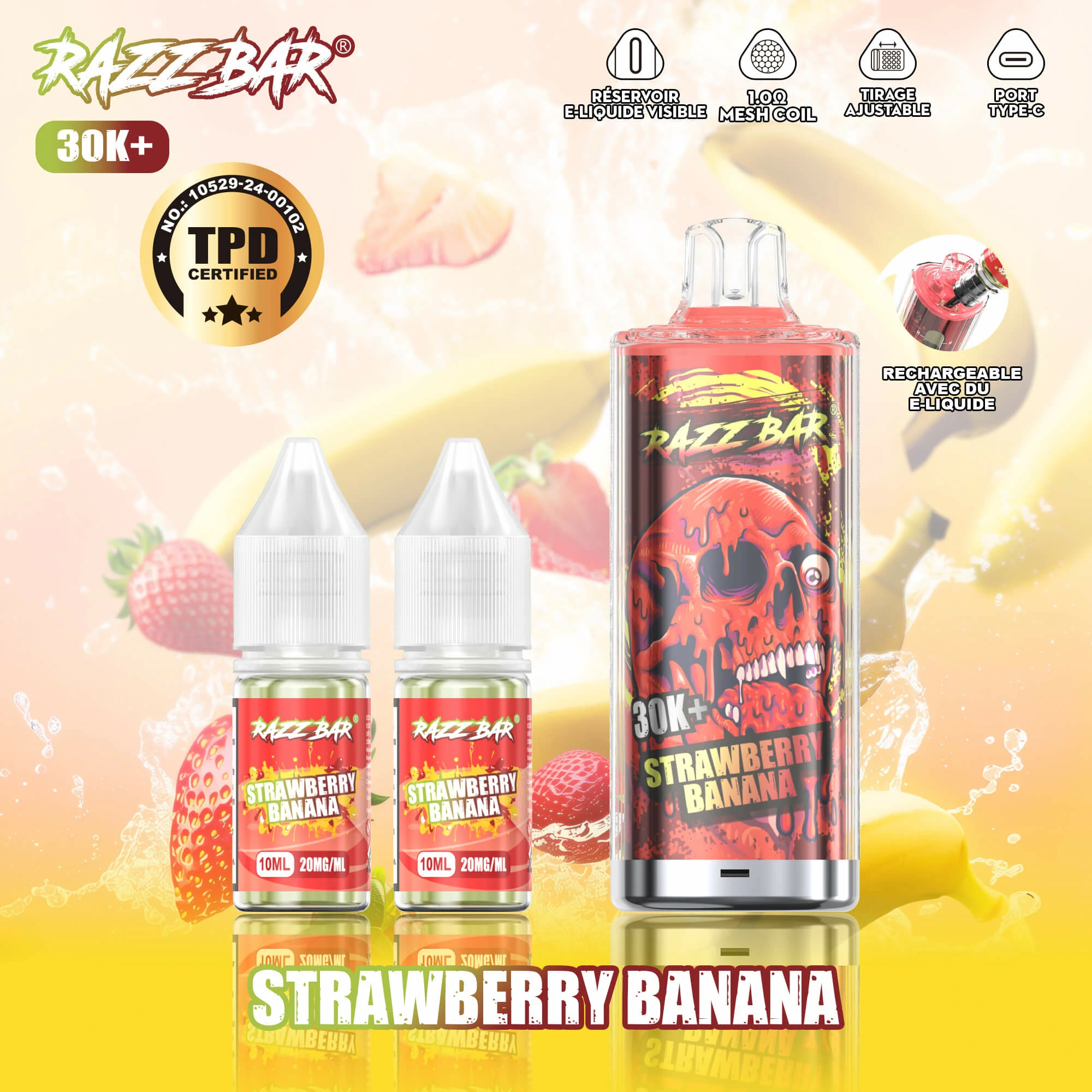 Razz Bar 30000パフ 使い捨て電子タバコ - image 7