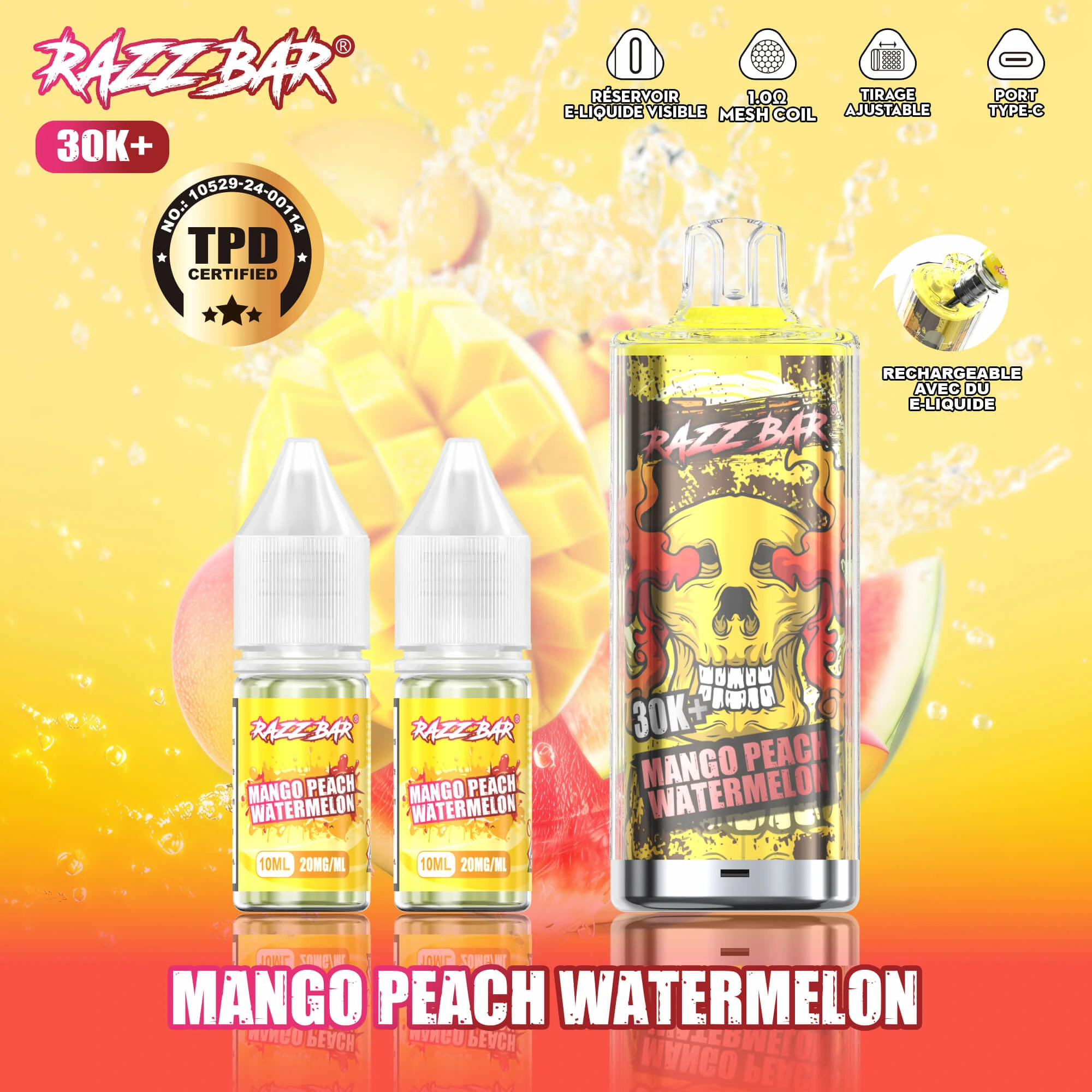 Razz Bar 30000パフ 使い捨て電子タバコ - image 6