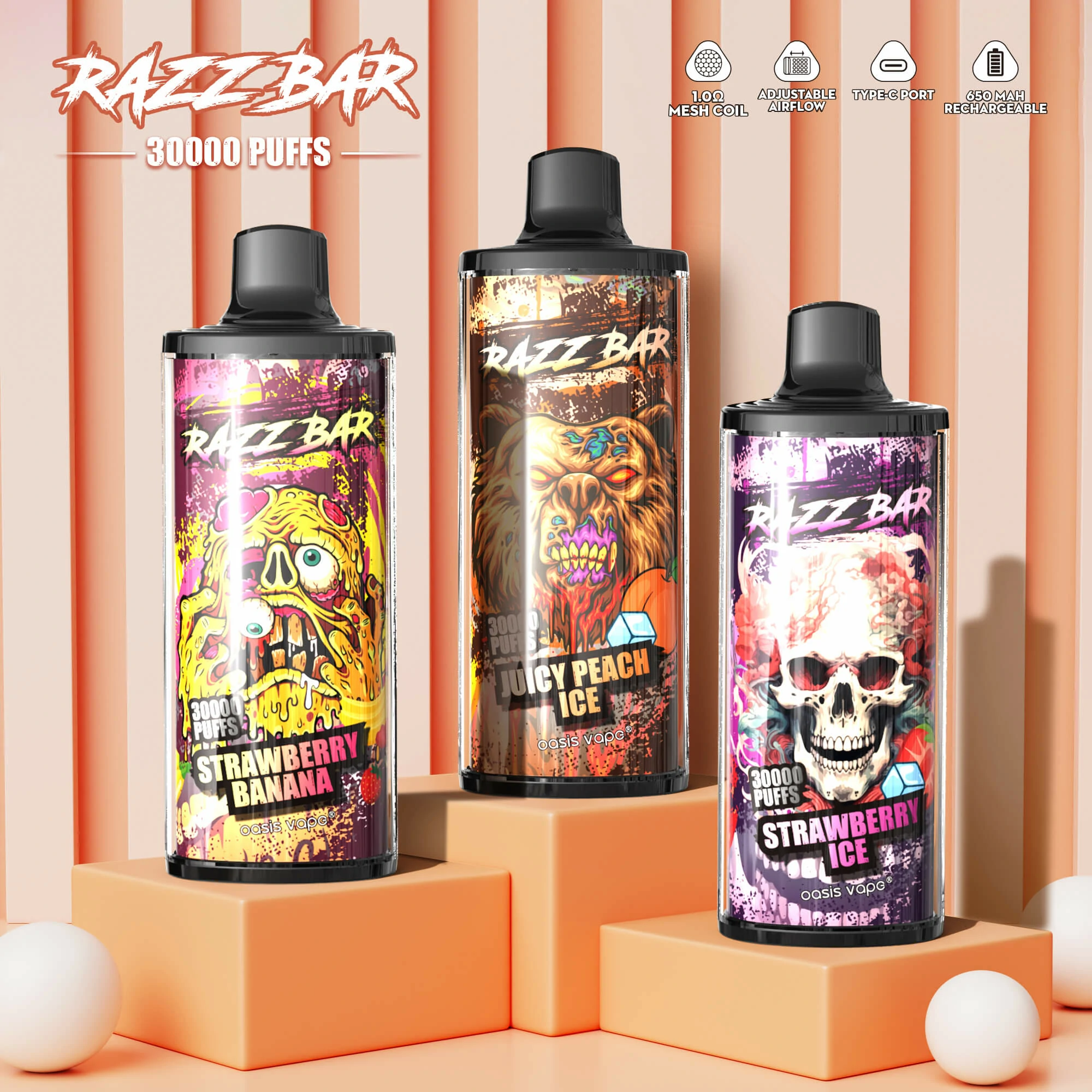 Razz Bar 30000パフ 使い捨て電子タバコ - image 6