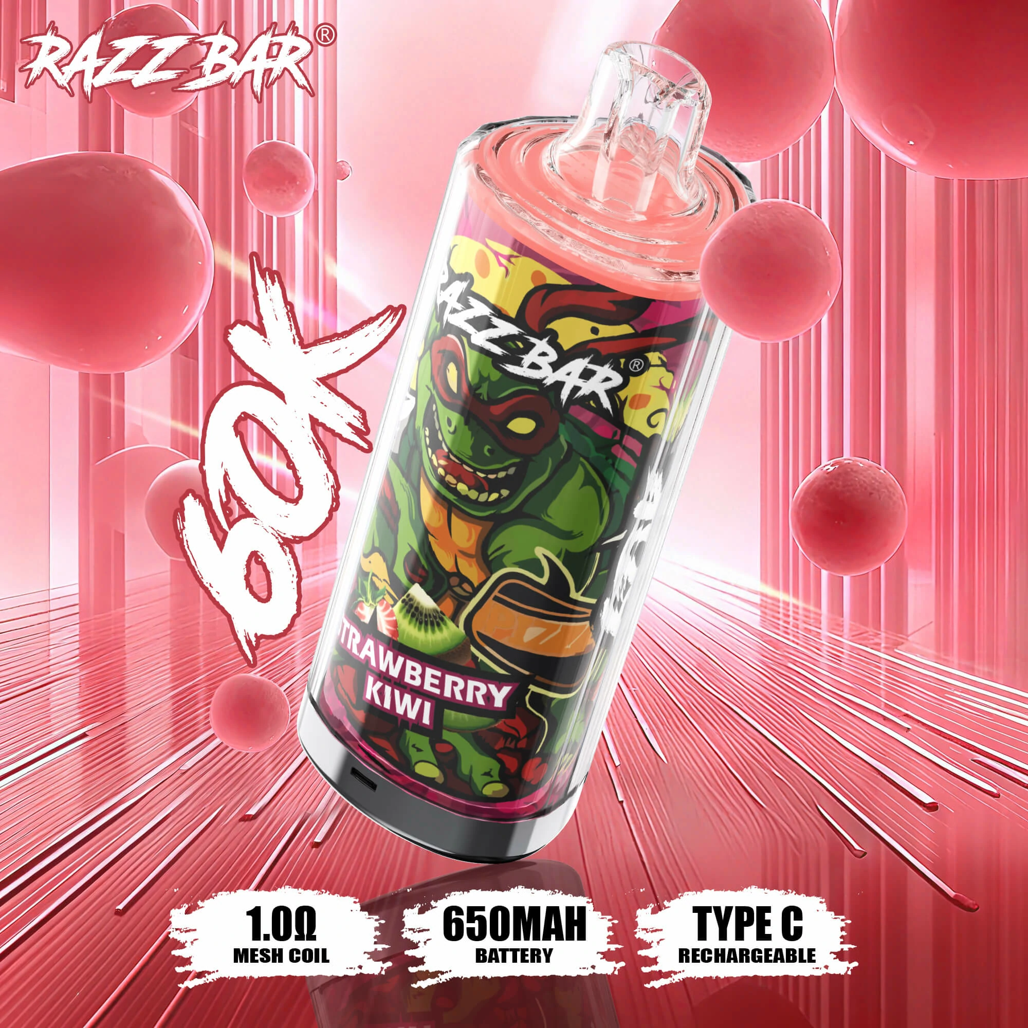 Razz Bar 60000パフ 使い捨て電子タバコ - image 3