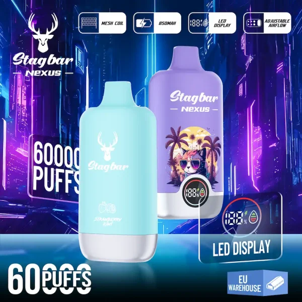 Stag Bar Nexus 60000パフ 使い捨て電子タバコ