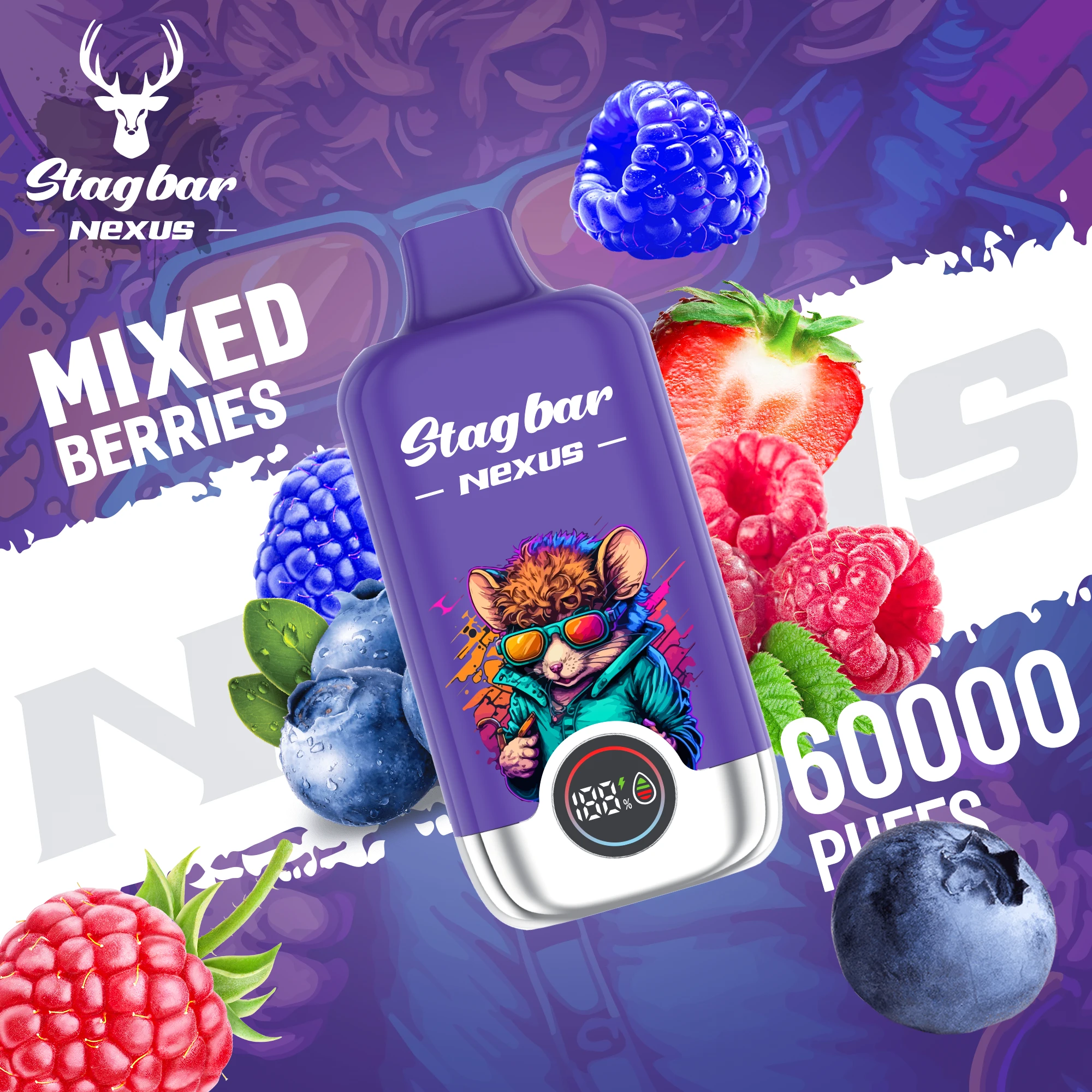 Stag Bar Nexus 60000パフ 使い捨て電子タバコ - image 5