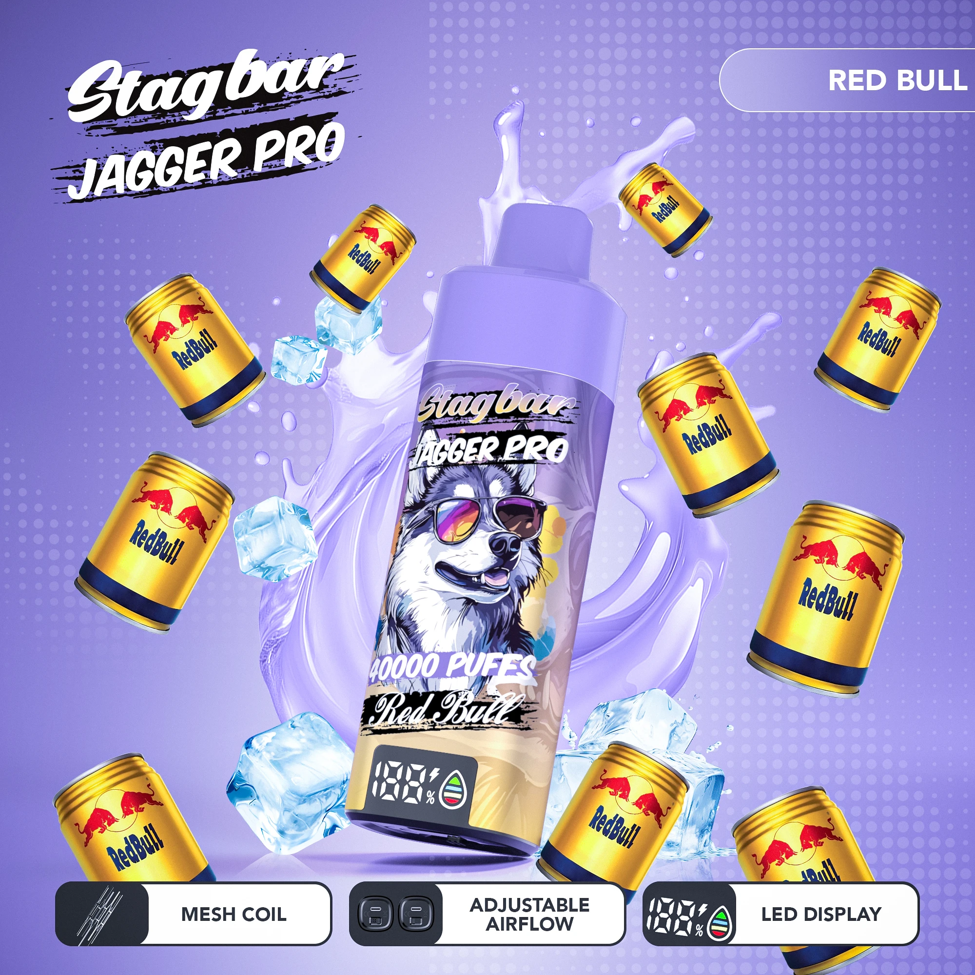 Stag Bar Jagger Pro 40000パフ 使い捨て電子タバコ - image 4