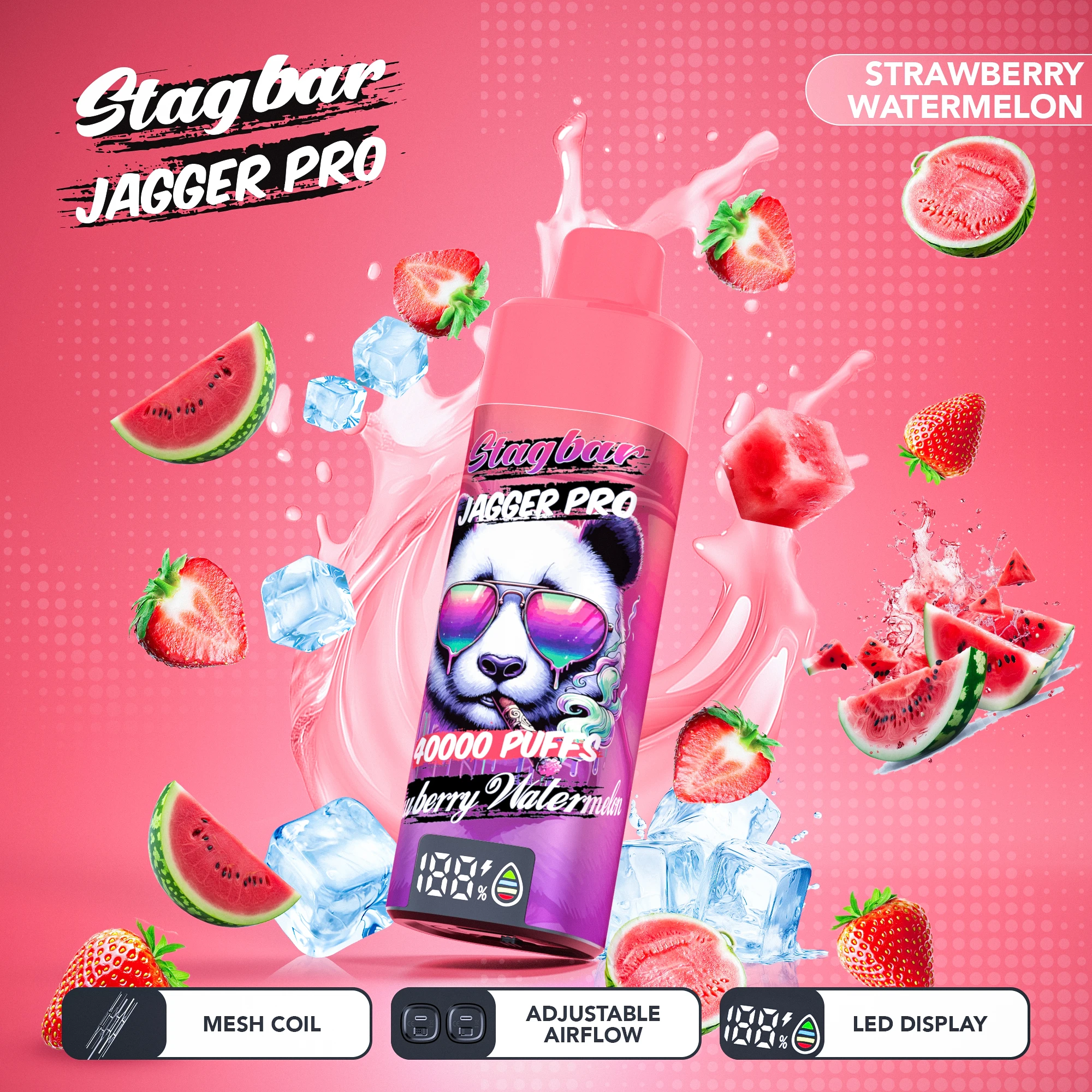Stag Bar Jagger Pro 40000パフ 使い捨て電子タバコ - image 8