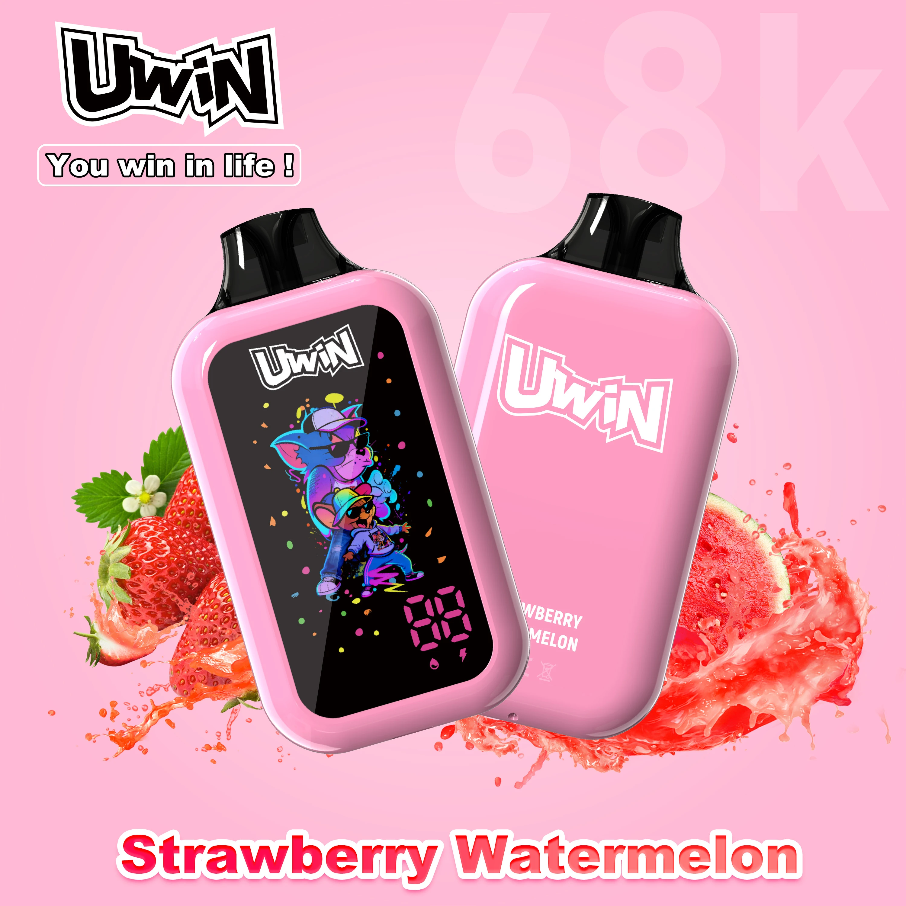 UWIN Digtal Box 68000パフ 使い捨て電子タバコ - image 9