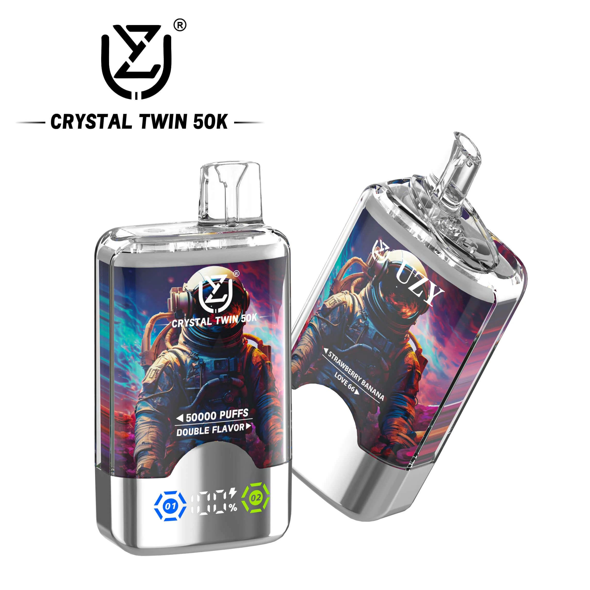 UZY Crystal Twin 50000パフ 使い捨て電子タバコ - image 7