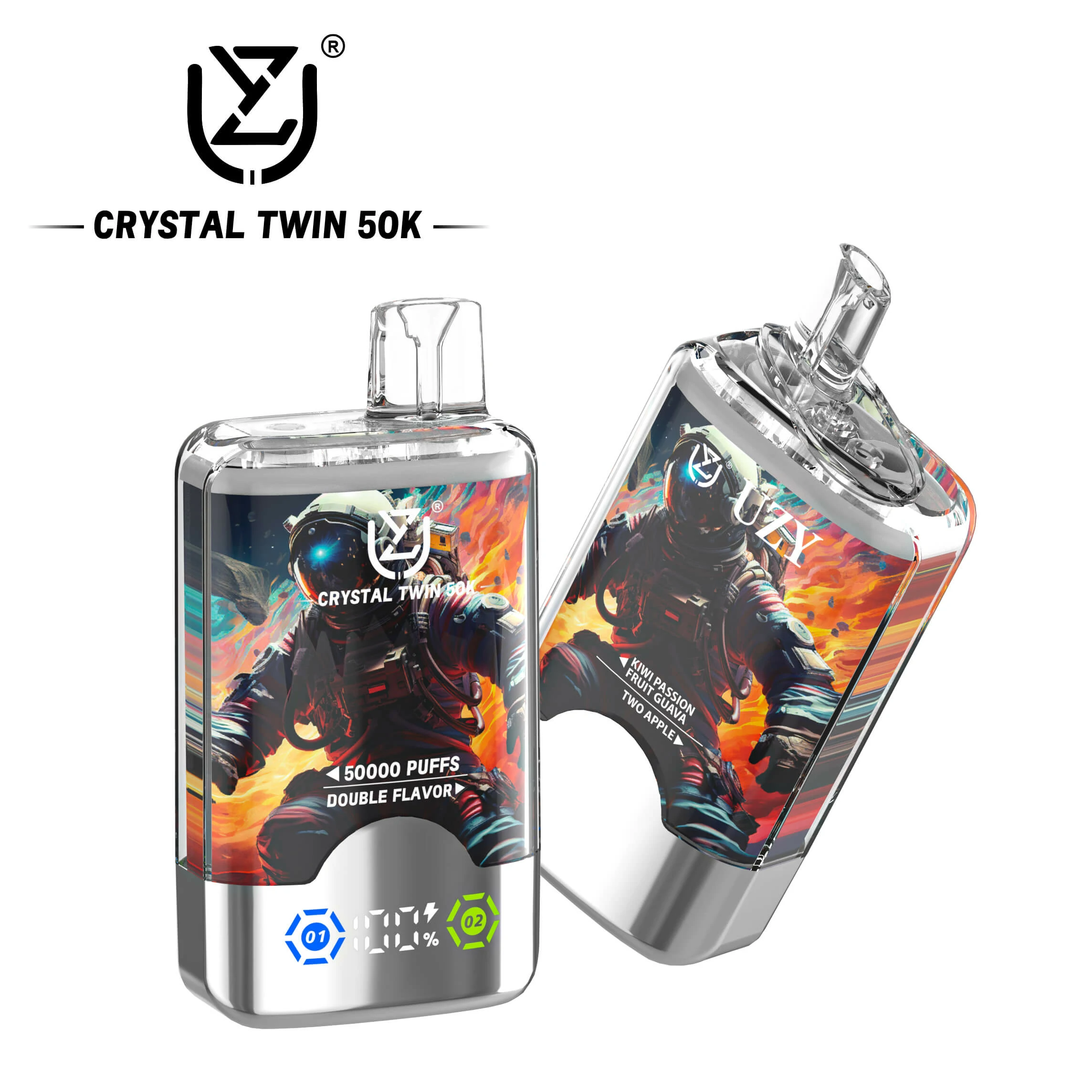 UZY Crystal Twin 50000パフ 使い捨て電子タバコ - image 8