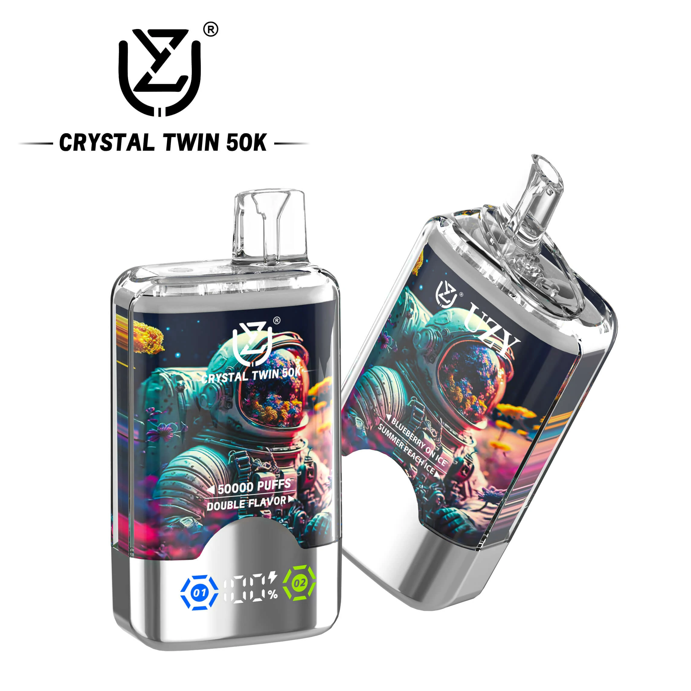 UZY Crystal Twin 50000パフ 使い捨て電子タバコ - image 4