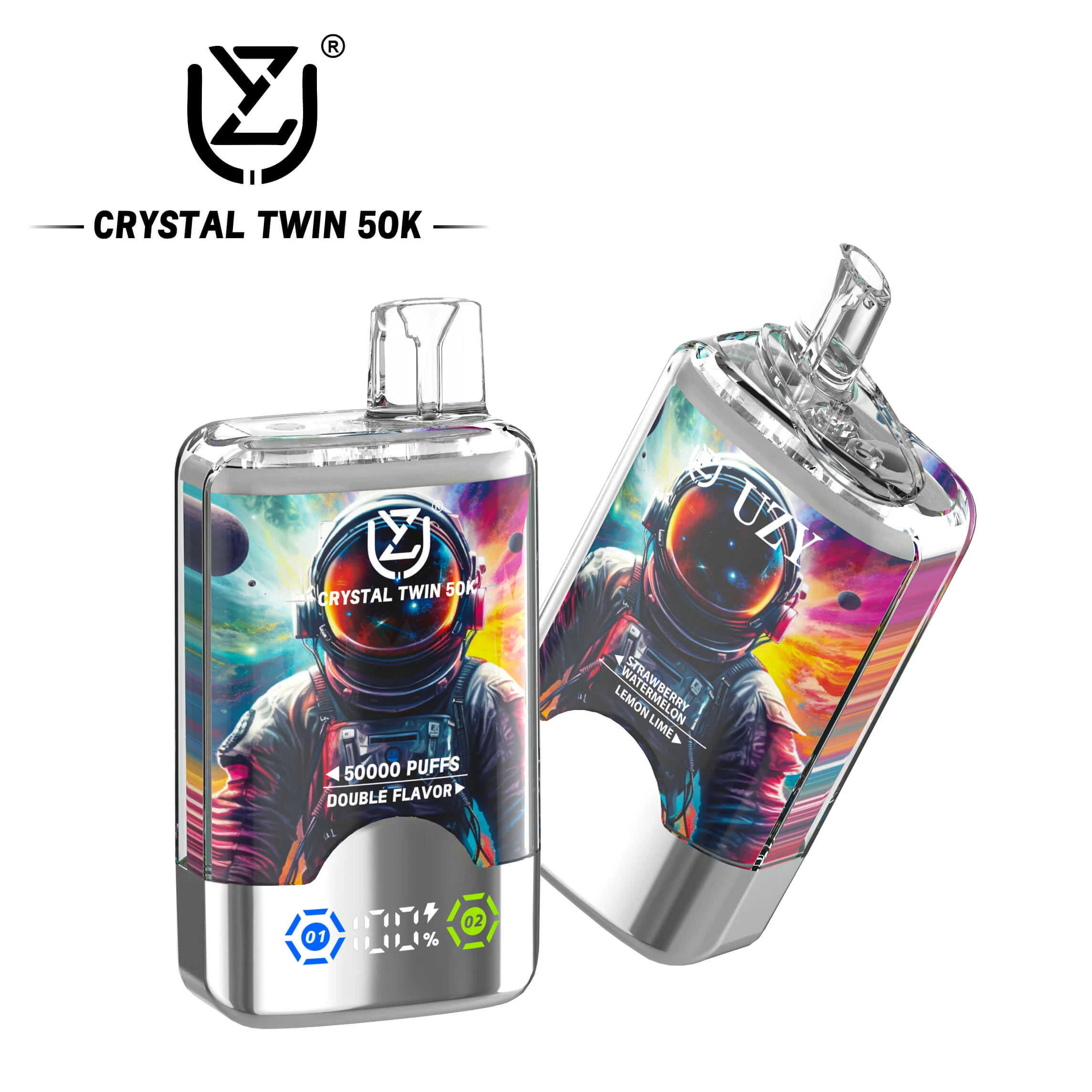 UZY Crystal Twin 50000パフ 使い捨て電子タバコ - image 3