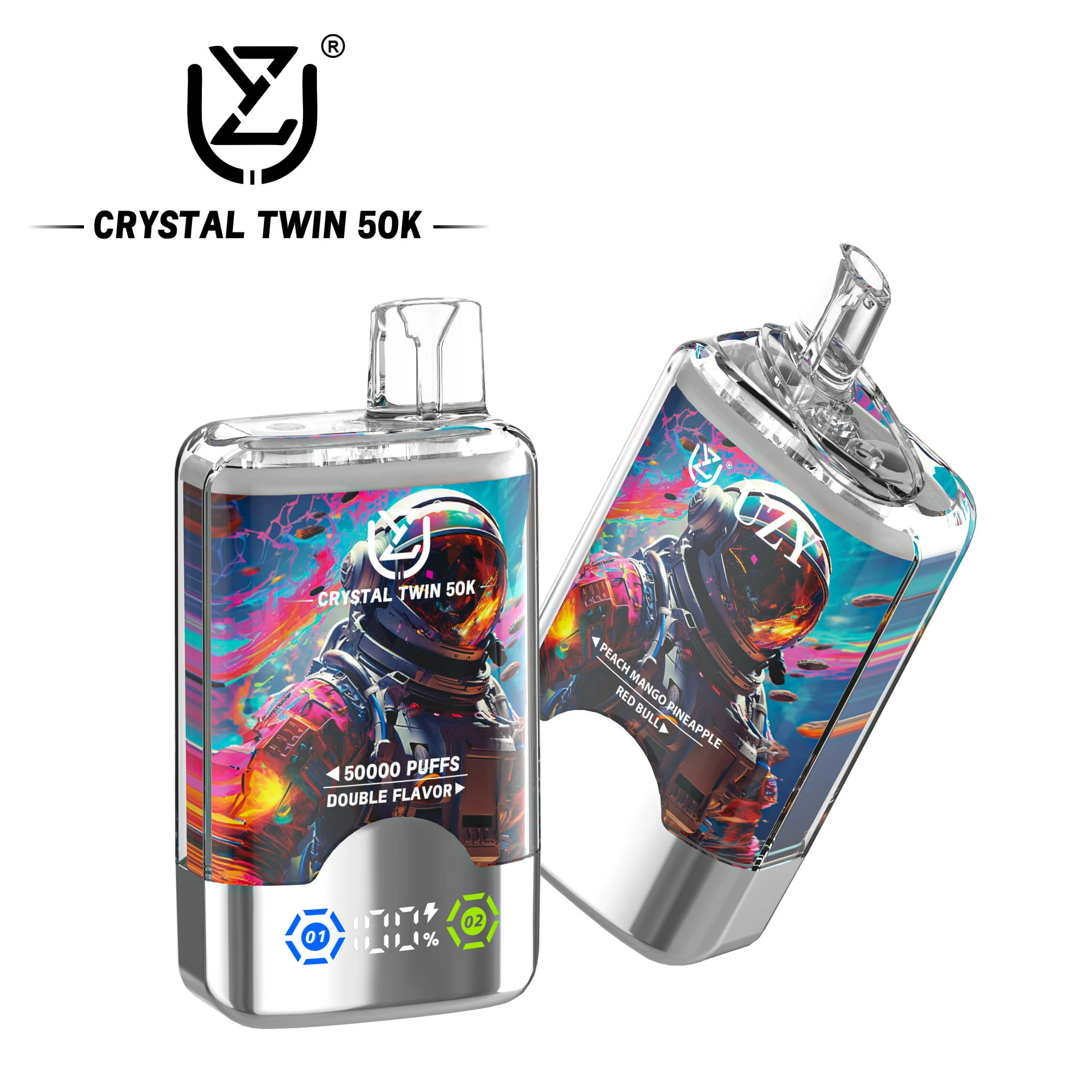 UZY Crystal Twin 50000パフ 使い捨て電子タバコ - image 6