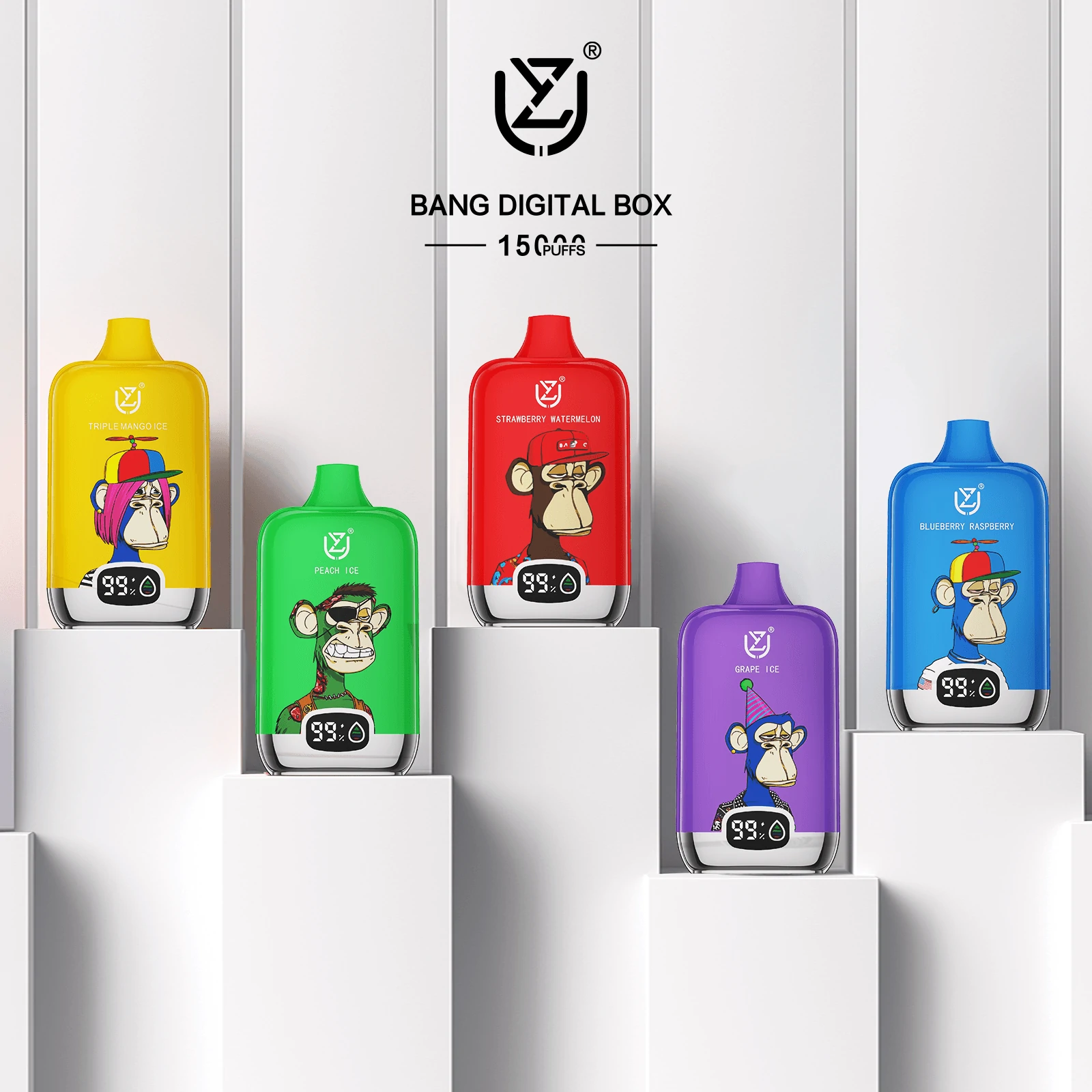 UZY Bang Digital 15000パフ 使い捨て電子タバコ - image 2