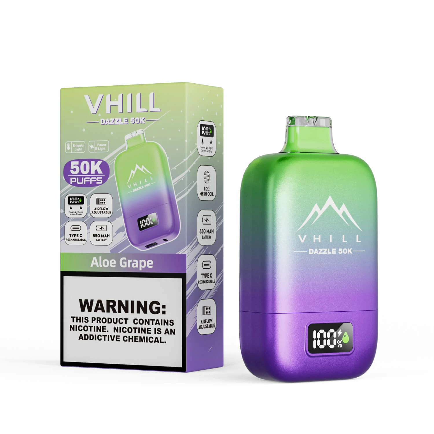 VHILL DAZZLE 50000パフ 使い捨て電子タバコ - image 4