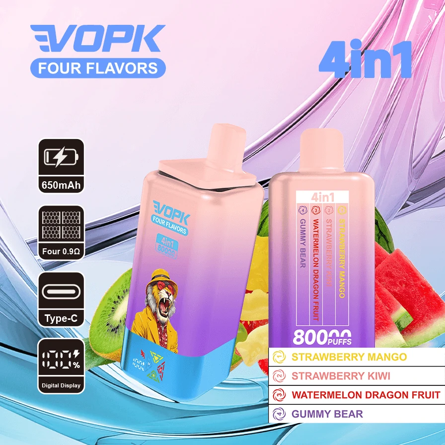 Vopk 80000パフ 4-in-1 使い捨て電子タバコ - image 6