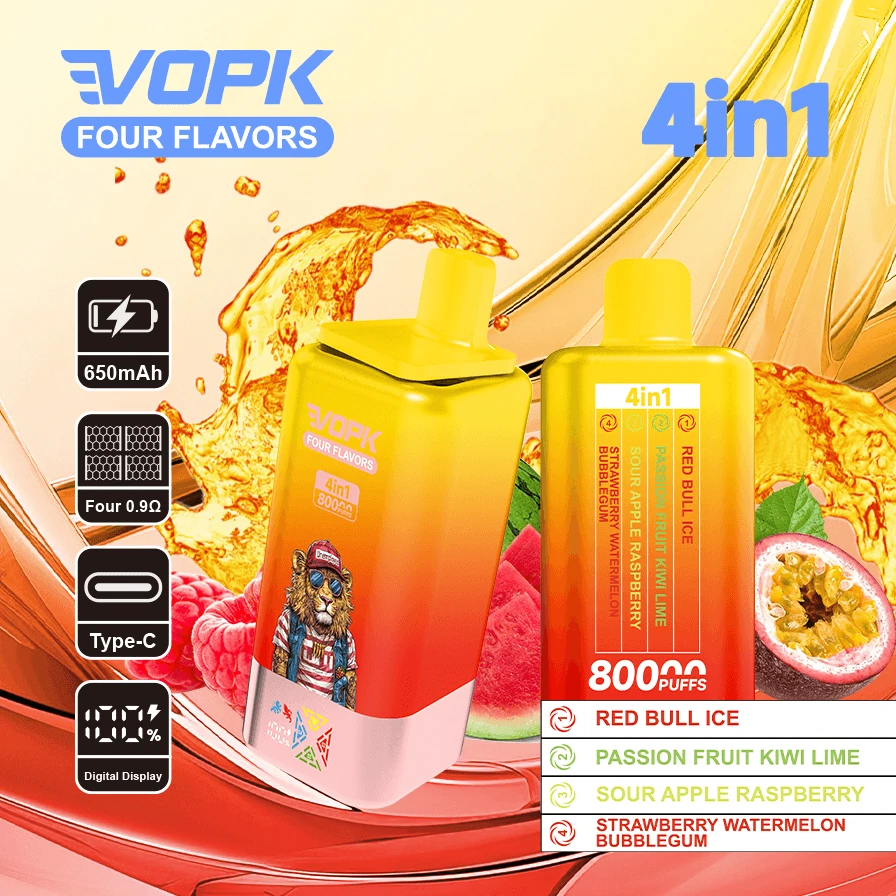 Vopk 80000パフ 4-in-1 使い捨て電子タバコ - image 5