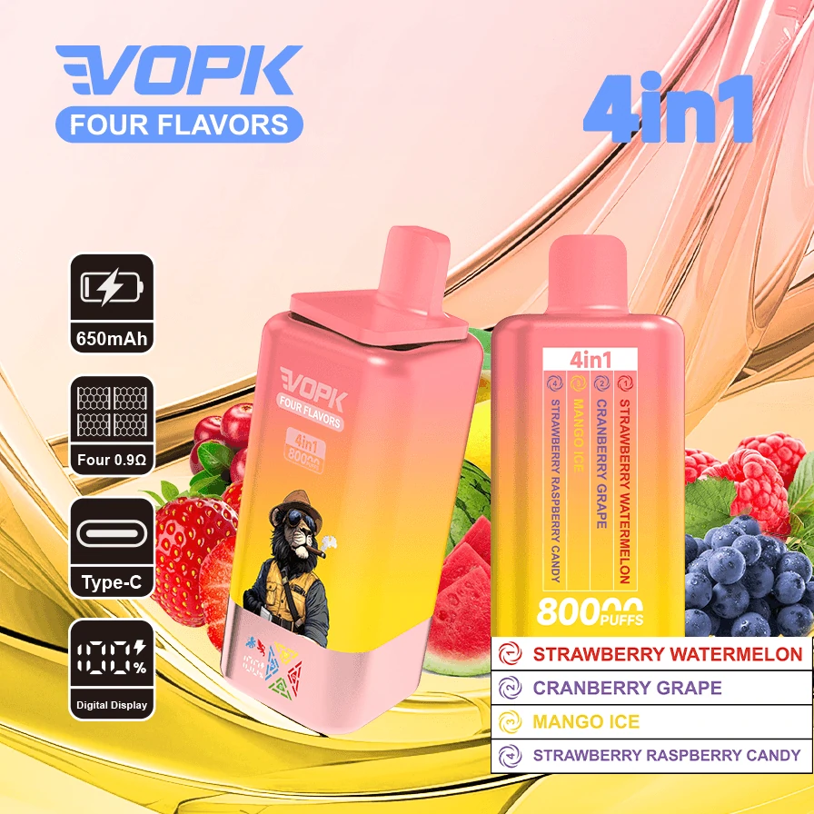 Vopk 80000パフ 4-in-1 使い捨て電子タバコ - image 10