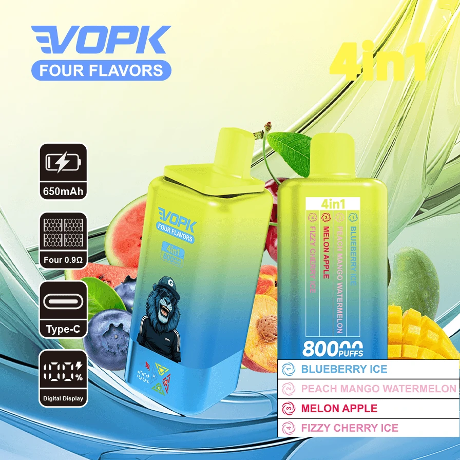 Vopk 80000パフ 4-in-1 使い捨て電子タバコ - image 8