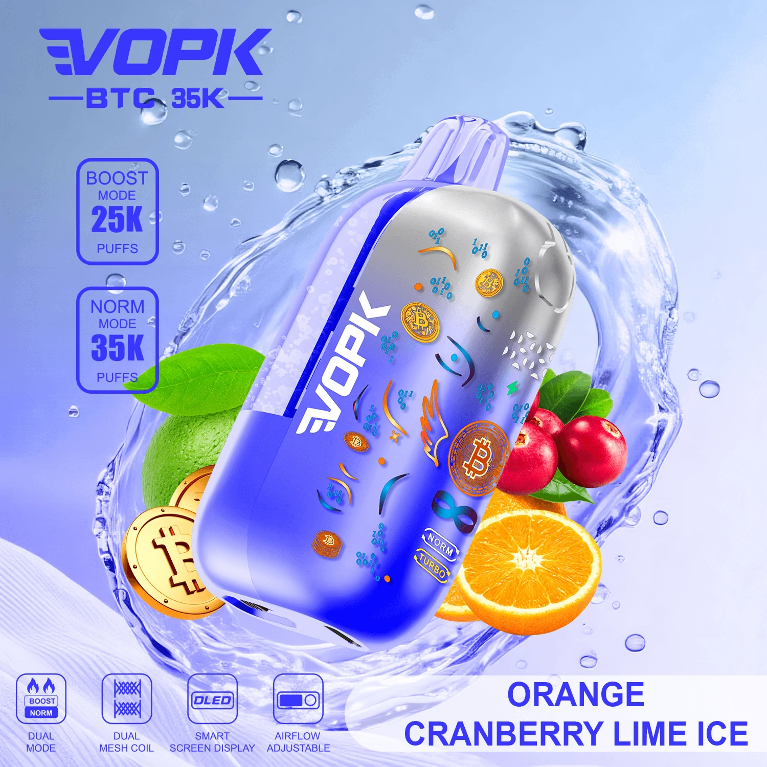 VOPK BTC 35000パフ 使い捨て電子タバコ - image 5