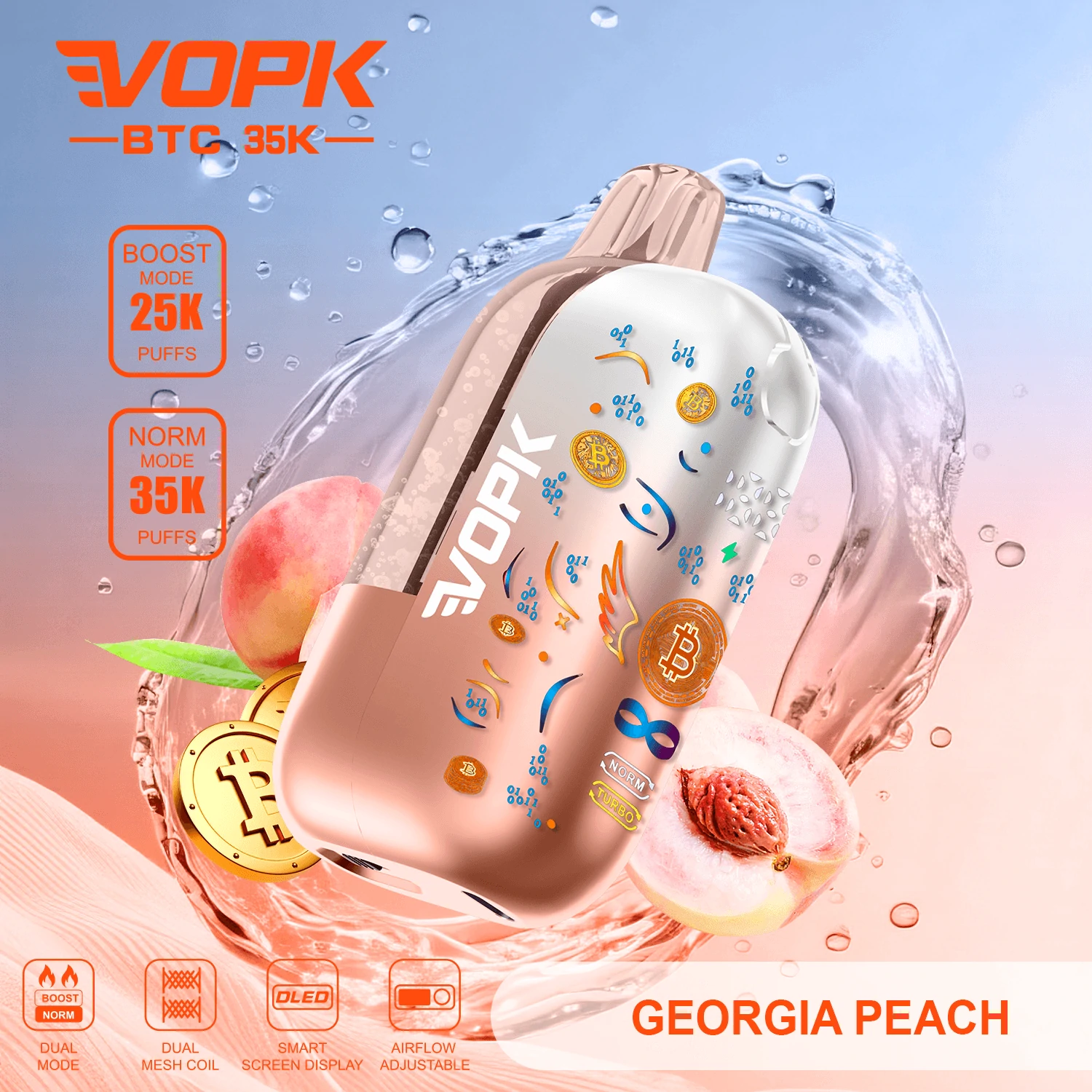 VOPK BTC 35000パフ 使い捨て電子タバコ - image 2