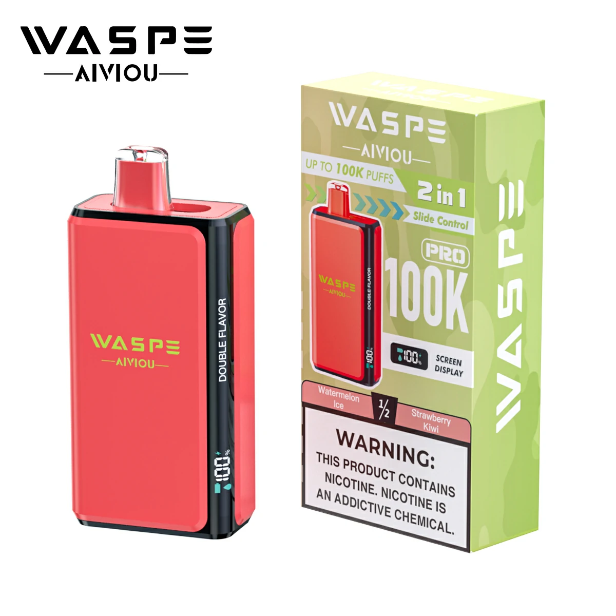 WASPE Pro 100000パフ 2-in-1 使い捨て電子タバコ - image 8