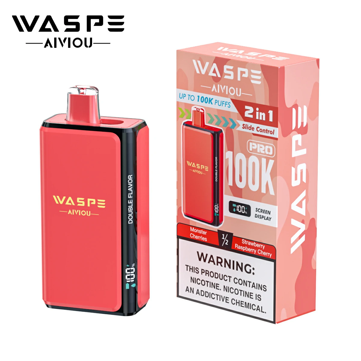 WASPE Pro 100000パフ 2-in-1 使い捨て電子タバコ - image 7