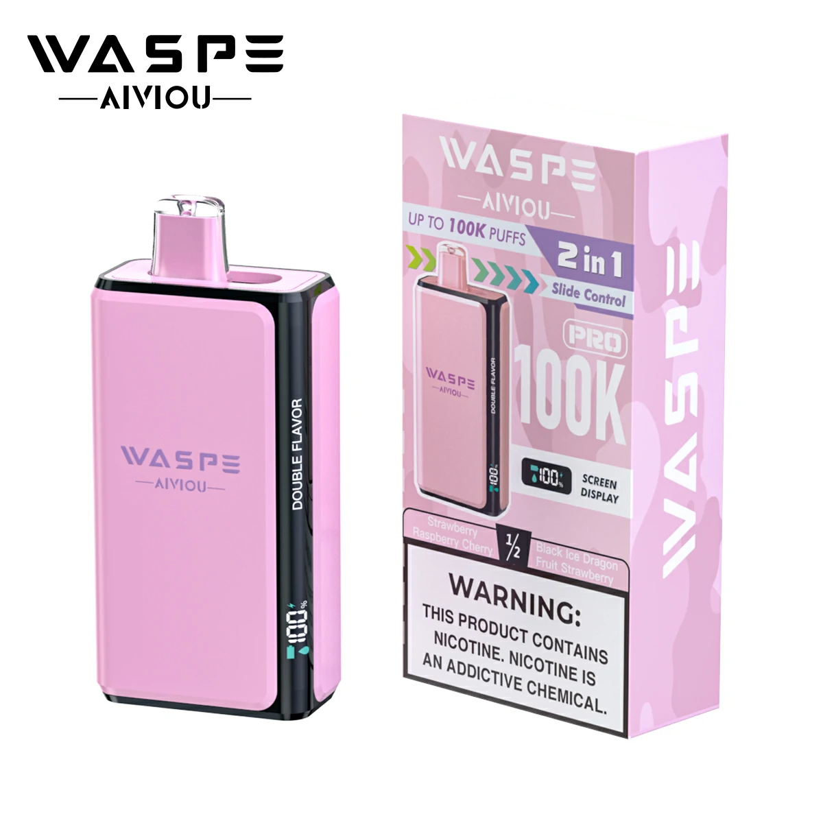 WASPE Pro 100000パフ 2-in-1 使い捨て電子タバコ - image 9