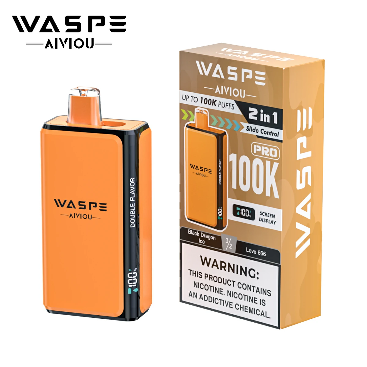 WASPE Pro 100000パフ 2-in-1 使い捨て電子タバコ - image 6
