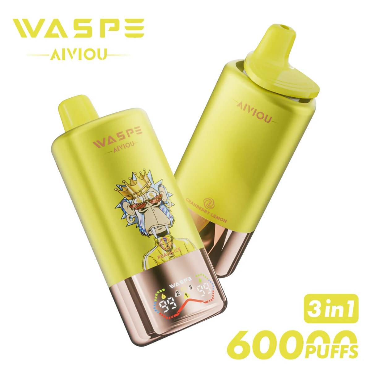 WASPE Bar 60000パフ 使い捨て電子タバコ - image 6