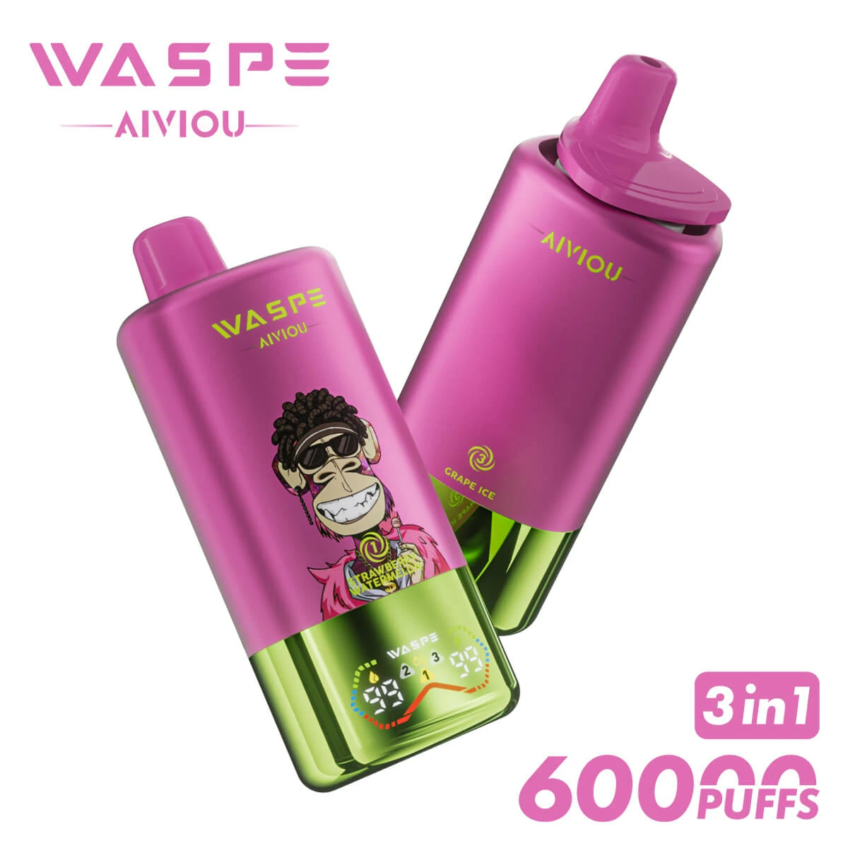 WASPE Bar 60000パフ 使い捨て電子タバコ - image 4