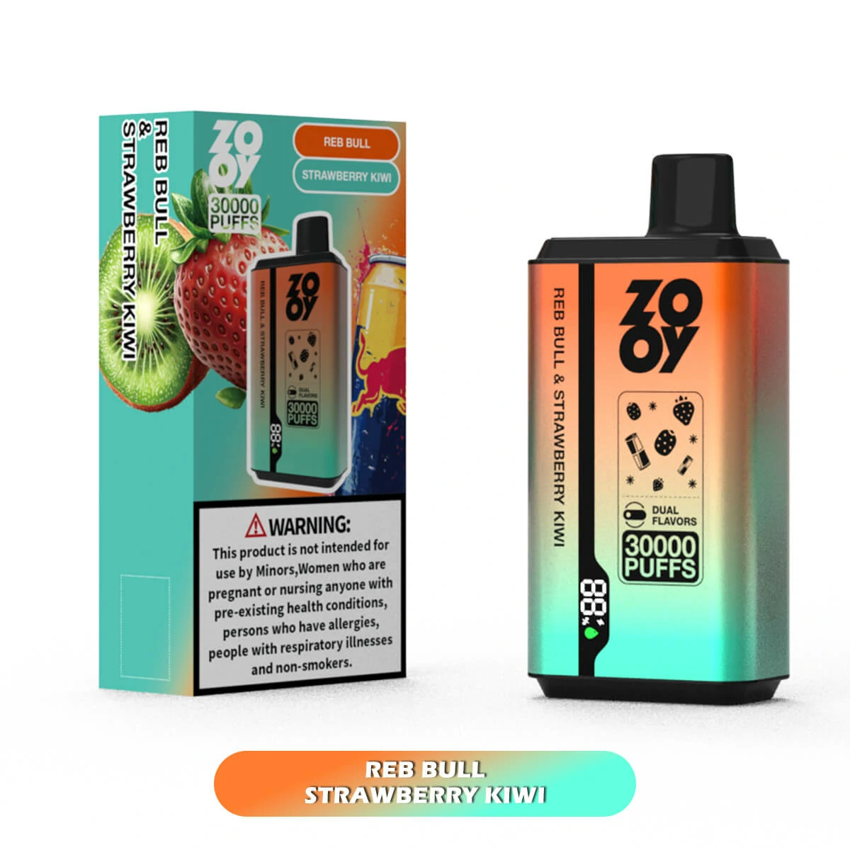 ZOOY Twins 30000パフ 2-in-1 使い捨て電子タバコ - image 6